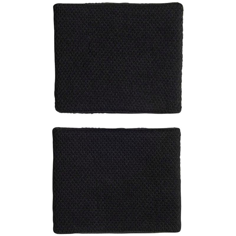 Adidas Black White Wristbands 2 Units