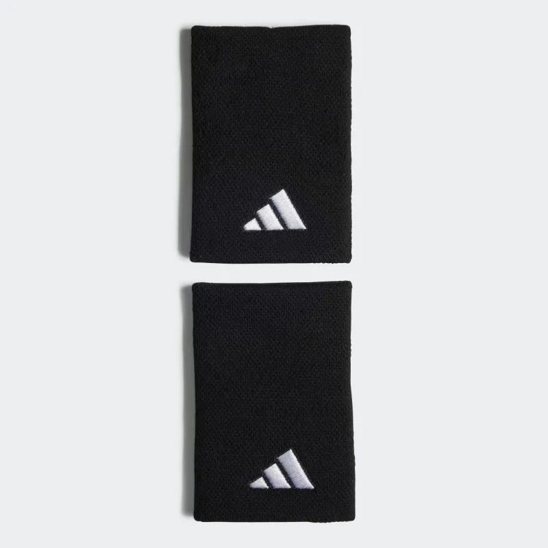Adidas Black Large Wristbands 2 Units