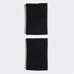 Adidas Black Large Wristbands 2 Units