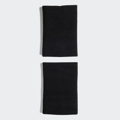 Adidas Black Large Wristbands 2 Units
