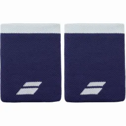 Babolat Logo Jumbo Blue Wristbands 2 Units