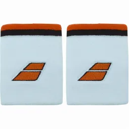Babolat Terry Jumbo Light Blue Red Wristbands 2 Units