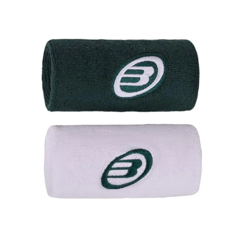 Bullpadel BPMU243 I Jungle White Wristbands 2 Units