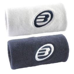 Bullpadel BPMU252 White Navy Blue Wristbands