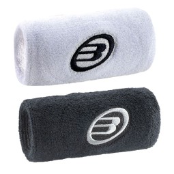 Bullpadel BPMU254 White Black Wristbands