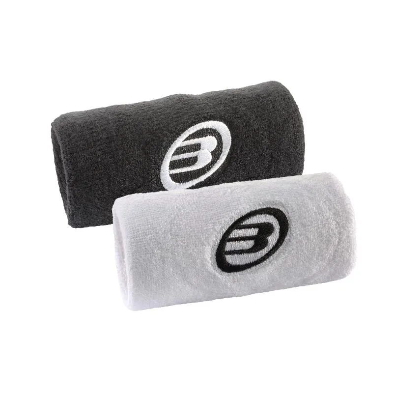 Bullpadel BPMU262 Black White Wristbands