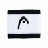 Head Striped 2.5 Black White Wristbands 2 Units