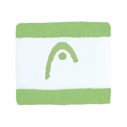 Head Striped 2.5 Green White Wristbands 2 Units