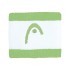 Head Striped 2.5 Green White Wristbands 2 Units
