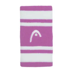 Head Striped 5 Purple White Wristbands 2 Units