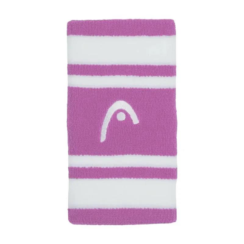 Head Striped 5 Purple White Wristbands 2 Units