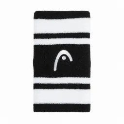 Head Striped 5 Black White Wristbands 2 Units