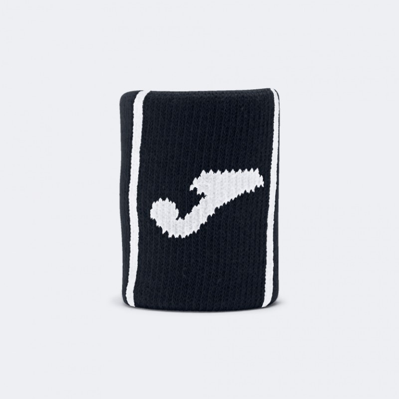 Joma Game Wristbands Black White 2 Units
