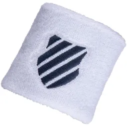 Kswiss White Blue Wristbands 2 Units