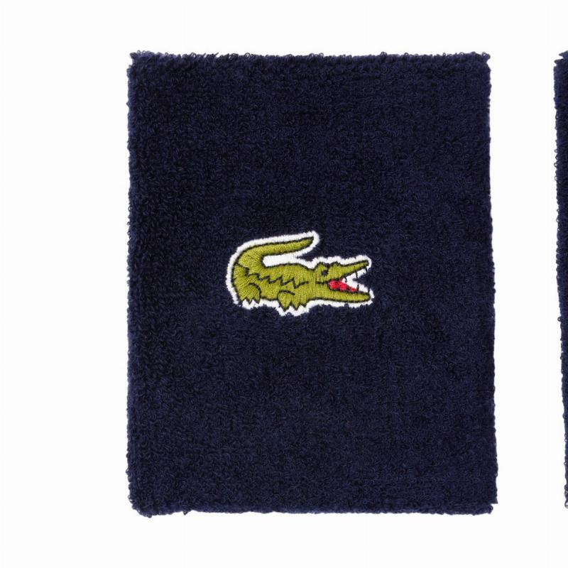 Lacoste Navy Blue Wristbands 2 Units