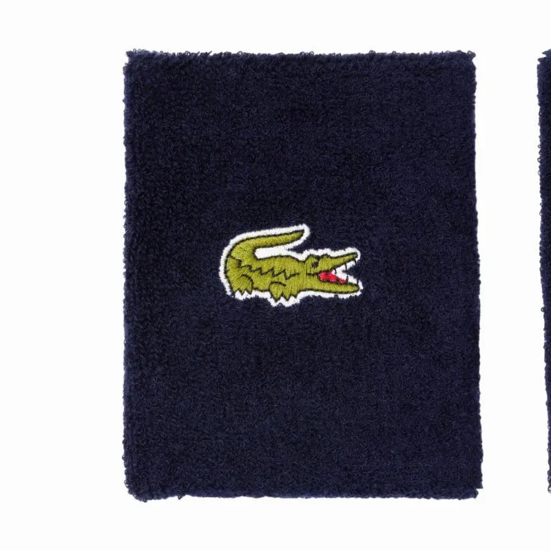 Lacoste Navy Blue Wristbands 2 Units