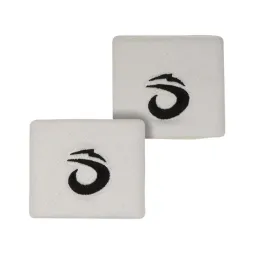 Lok Short Match White Wristbands 2 Units