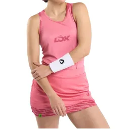 Lok Long Match White Wristbands 2 Units