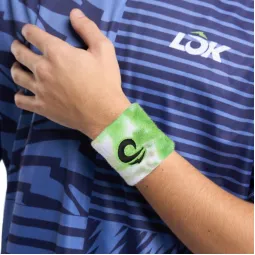 Lok Tyedye Green Wristbands 2 Units