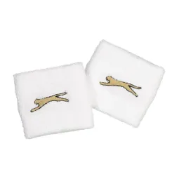 Slazenger Balloon White Wristbands 2 Units