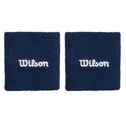 Wilson Navy Blue Wristbands 2 Units