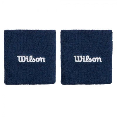 Wilson Navy Blue Wristbands 2 Units