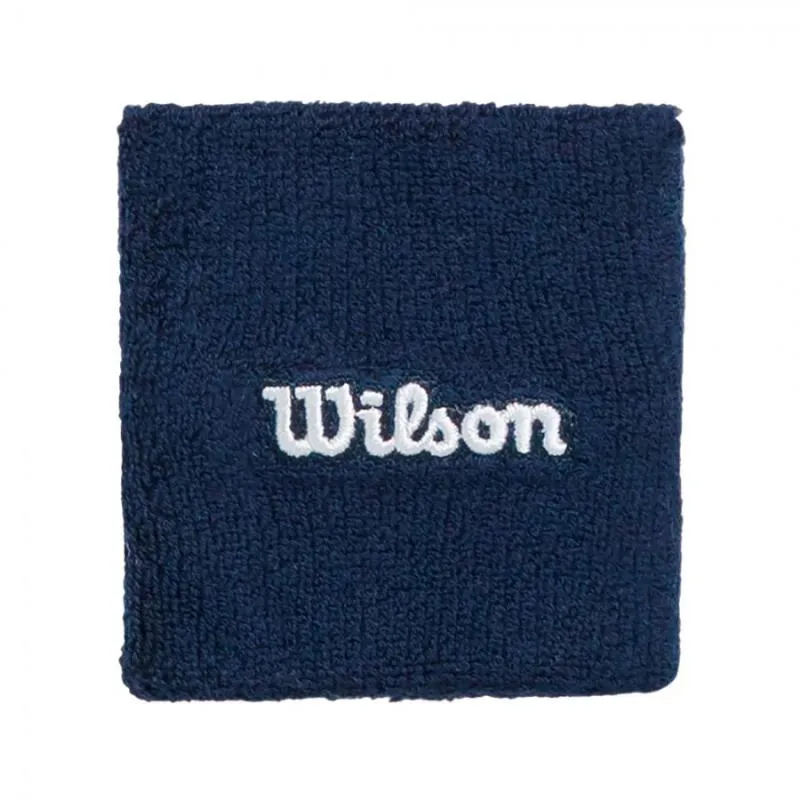 Wilson Navy Blue Wristbands 2 Units