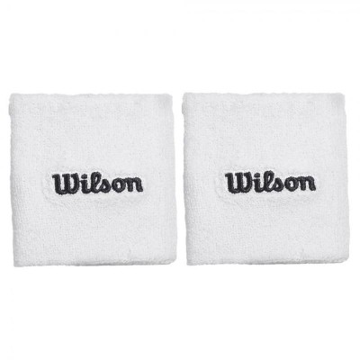 Wilson White Wristbands 2 Units