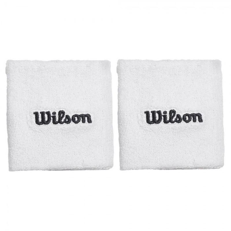 Wilson White Wristbands 2 Units