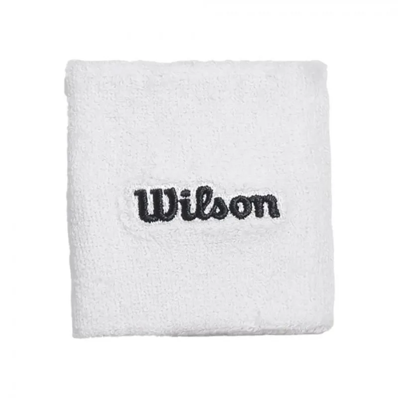 Wilson White Wristbands 2 Units
