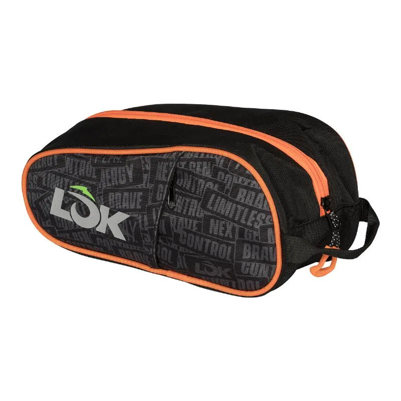Lok Gen 2 Black Orange Toiletry Bag