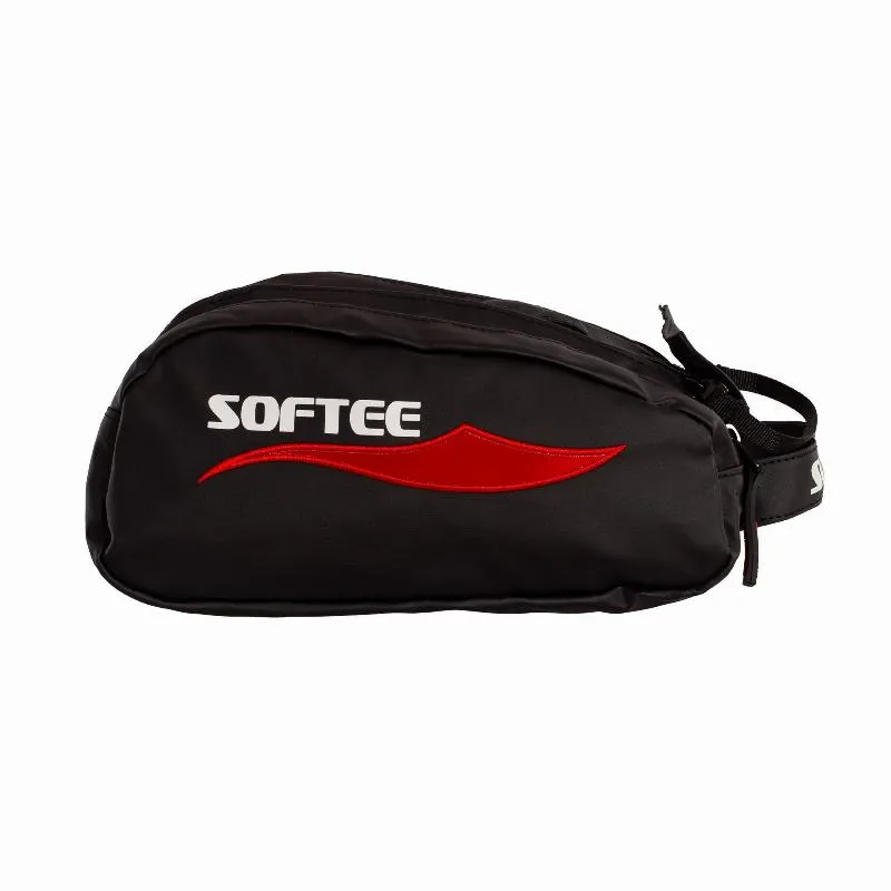 Softee Air Black Red Toiletry Bag