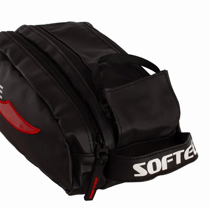 Softee Air Black Red Toiletry Bag
