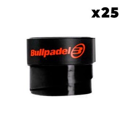 Bullpadel Overgrips Plain Black 25 Units