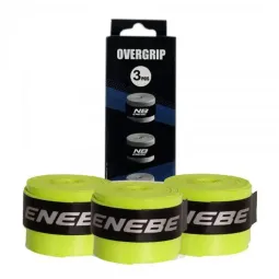 Enebe Smooth Yellow Fluor Overgrips 3 Units