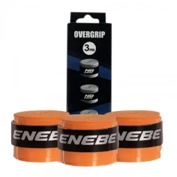 Enebe Plain Fluorescent Orange Overgrips 3 Units