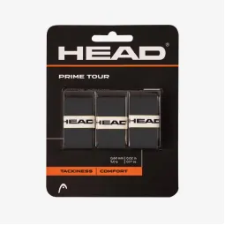 Overgrips Head Prime Tour Black 3 Units