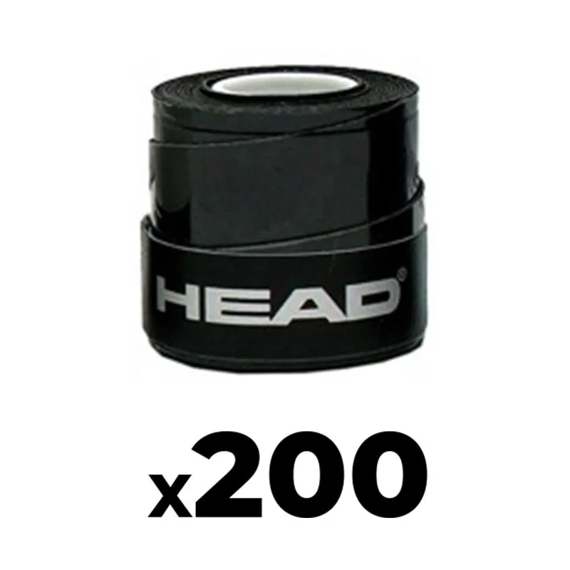 Overgrips Head Xtreme Soft Black 200 Units