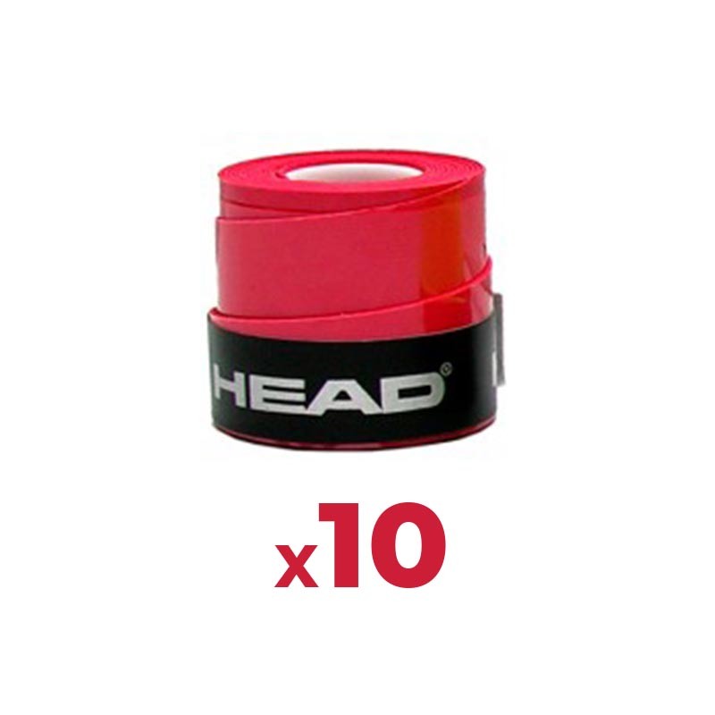 Overgrips Head Xtreme Soft Rojo 10 Unidades - Barata Oferta Outlet