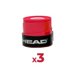 Overgrips Head Xtreme Soft Red 3 Units