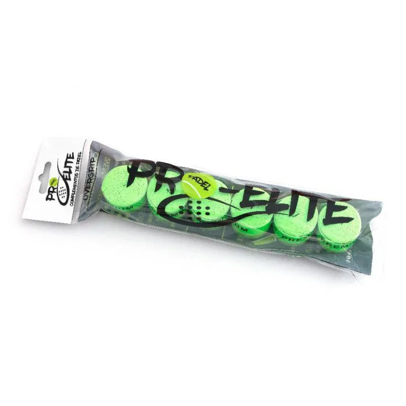 Overgrips Pro Elite Premium Plain Green 6 Units