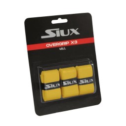 Siux For All Yellow Overgrips 3 Units