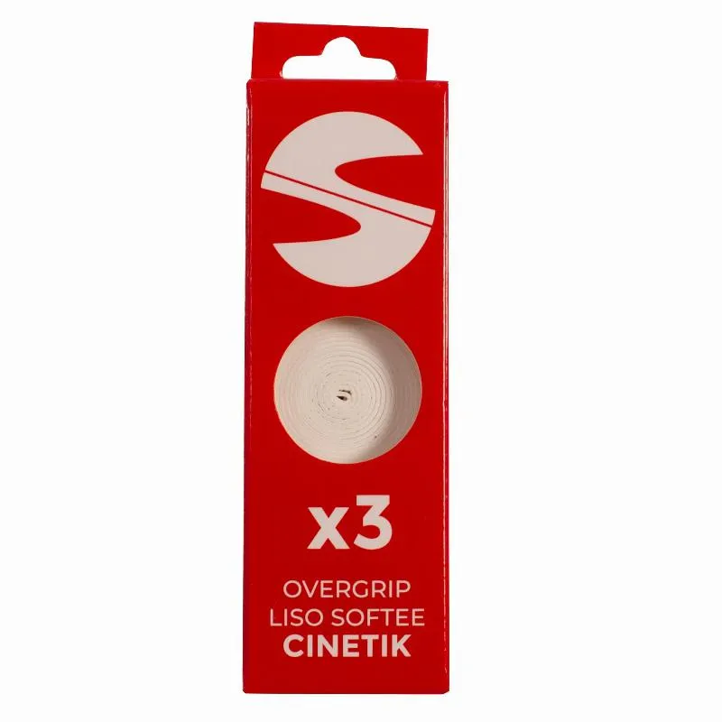 Softee Cinetik Smooth White Overgrips 3 Units