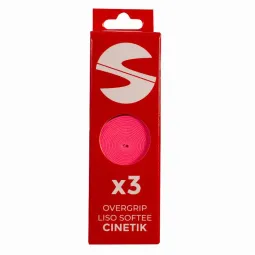 Softee Cinetik Smooth Overgrips Pink 3 Units