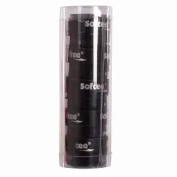 Softee Tech Smooth Black Overgrips 5 Units