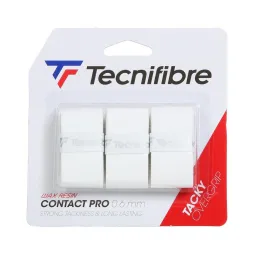 Overgrips Tecnifibre Contact Pro Blanco 3 Unidades