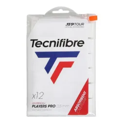 Overgrips Tecnifibre Players Pro Blanco 12 Unidades