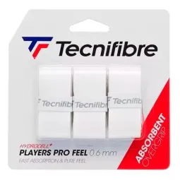 Overgrips Tecnifibre Players Pro Feel Blanco 3 Unidades