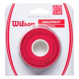 Wilson AbsorbX Padel Red übergreift 3 Einheiten