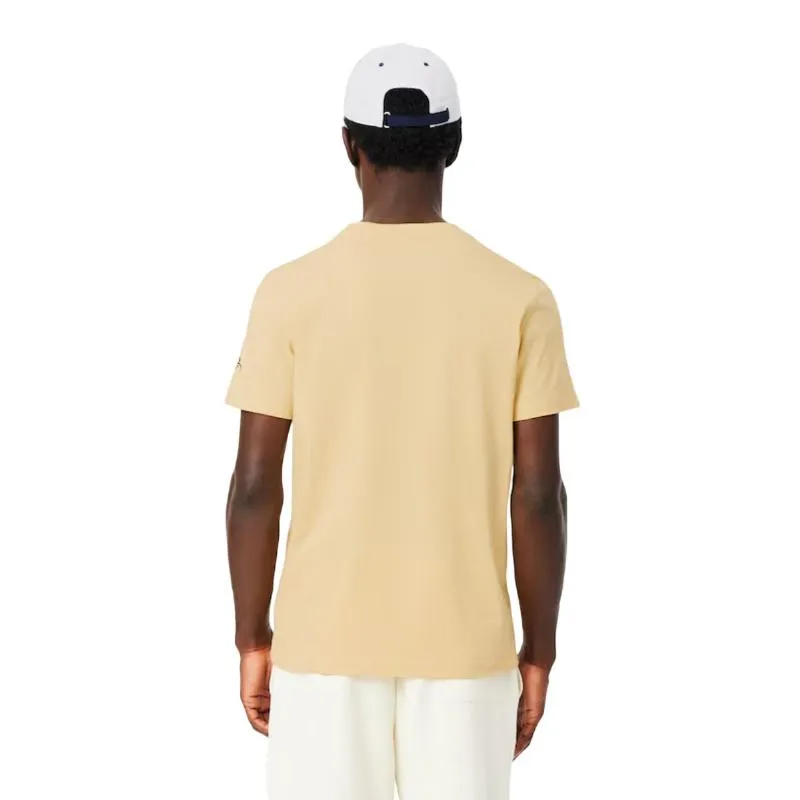 Pack Lacoste Novak Djokovic T-Shirt Yellow and White Cap